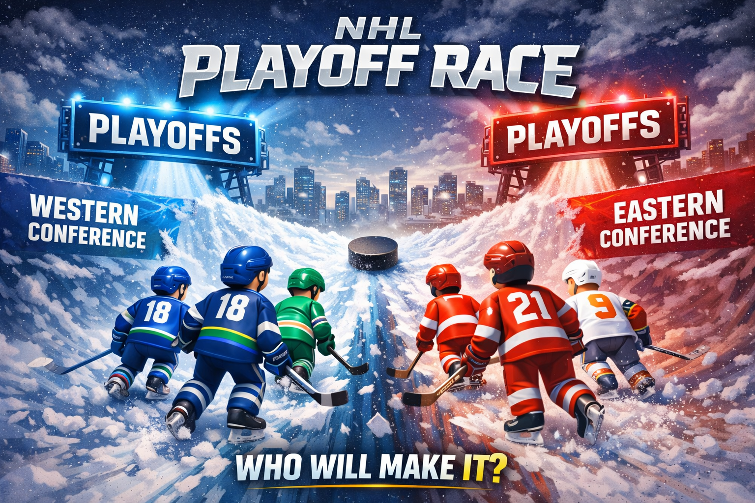 #657 NHL DeBoer für Roy – Playoffrennen in West und Ost